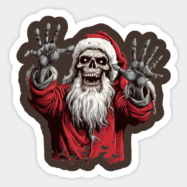 Undead Xmas Sticker by Jason's Finery